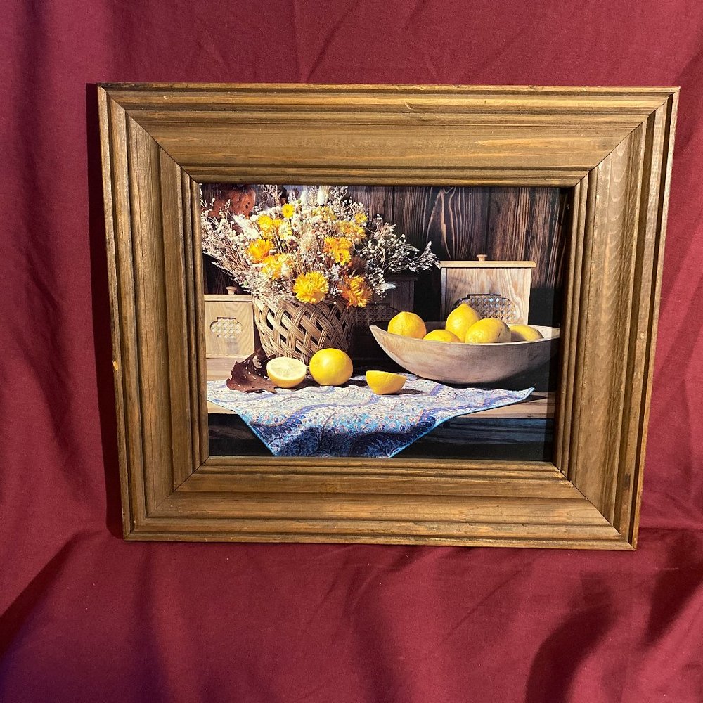 Home Wall Decor in Wooden Frame